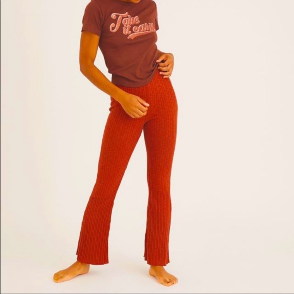 Urban knit flare pants